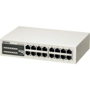 バッファロー LSW4-TX-8NS／WH 10／100Mbps対応・8ポート スイッチング