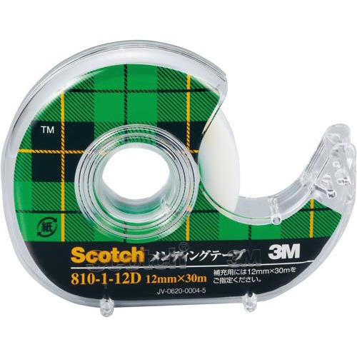 スリーエム　ジャパン スコッチ　メンディングテープ小巻　カッター付×５