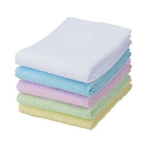 カウネット 業務用カラーフェイスタオル　ホワイト　１０枚入