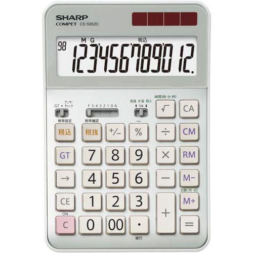 シャープ 電卓　抗菌実務　セミデスクサイズＣＳ−Ｓ９５２ＣＸ
