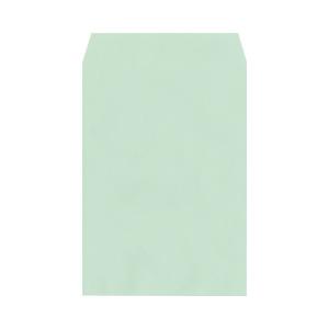キングコーポレーション ソフトカラー封筒 角6 グリーン 100枚