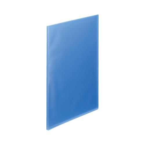 カウネット クリヤーブック透明表紙Ａ４縦１０Ｐブルー８０冊