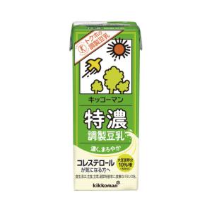 キッコーマン 特濃調製豆乳 200ml 紙パック × 18本の商品画像