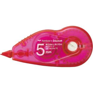 トンボ鉛筆 トンボ×カウネット修正テープ幅５ｍｍピンク