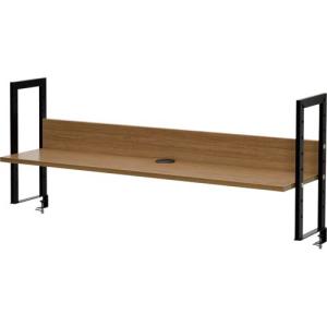 アール エフ ヤマカワ ワーキングデスク上置棚幅1200用ウォルナット