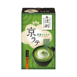片岡物産 辻利　京ラテ　抹茶＆ミルク　１０本入