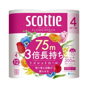 日本製紙クレシア スコッティフラワーパック W...の詳細画像1