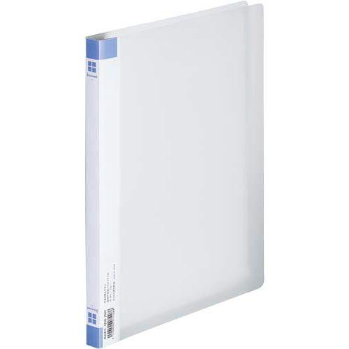 カウネット　「カウコレ」プレミアム ＰＰ透明表紙フラットファイル　ブルー　１０冊