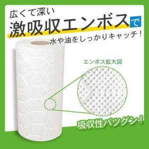 王子ネピア ネピア 激吸収キッチンタオル 2ロールの詳細画像1