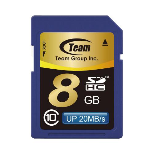 ＴＥＡＭ ＳＤＨＣカード　ｃｌａｓｓ１０　８ＧＢ