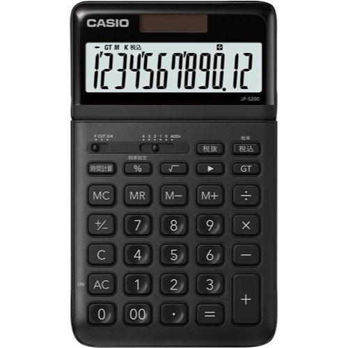 カシオ スタイリッシュ電卓　ブラック