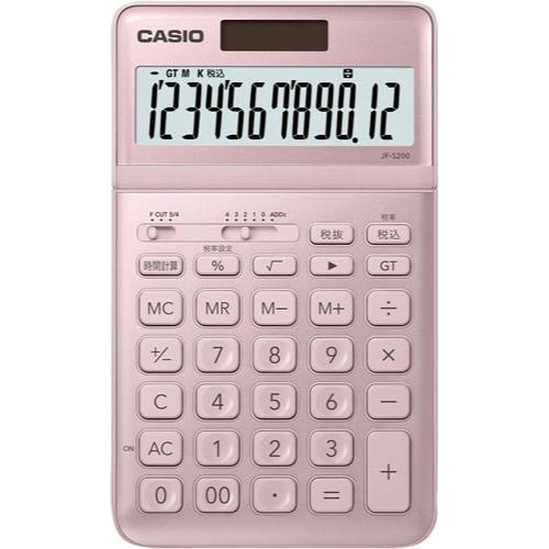カシオ スタイリッシュ電卓　ピンク
