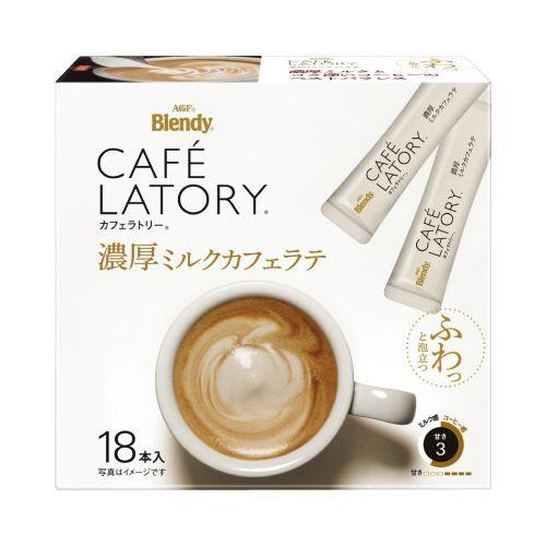 味の素ＡＧＦ カフェラトリースティック　濃厚ミルクラテ１８本×６