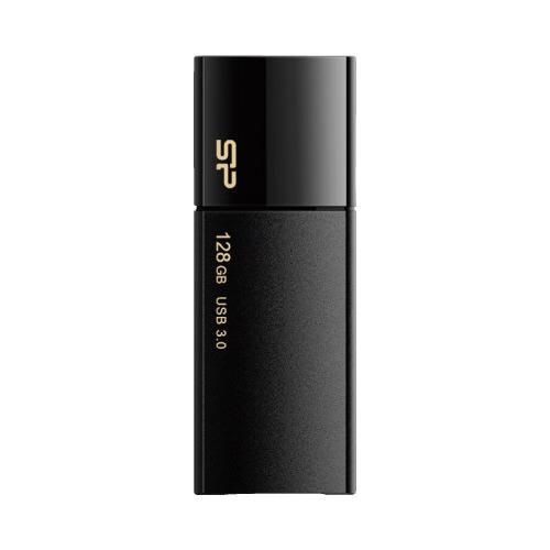 シリコンパワー ＵＳＢ３．０スライド式ＵＳＢ　Ｂ０５　１２８ＧＢ黒