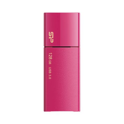 シリコンパワー ＵＳＢ３．０スライド式ＵＳＢ　Ｂ０５　１２８ＧＢ桃