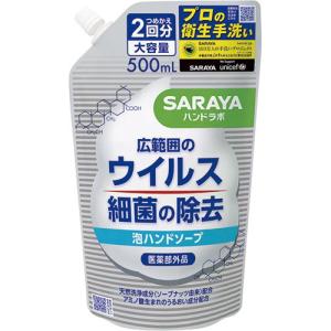 サラヤ ハンドラボ薬用泡ハンドソープ　詰替　５００ｍｌ×６｜kaumall