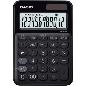 カシオ グリーン購入法適合電卓 12桁 ミニジャストタイプ MW-12GT-N