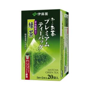 お〜いお茶 伊藤園 プレミアムティーバッグ 宇治抹茶入り緑茶 20袋入×4
