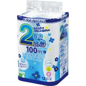 カミ商事 エルモアピコ２倍巻トイレットシングル１００ｍ１２個
