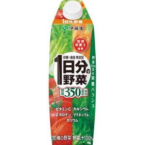 申込期間08月05日13時まで_伊藤園 屋根型キャップ付１日分の野菜　１Ｌ　６本_取寄商品｜kaumall