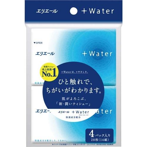 大王製紙 エリエール　＋Ｗａｔｅｒ（ポケット）　１４組４個
