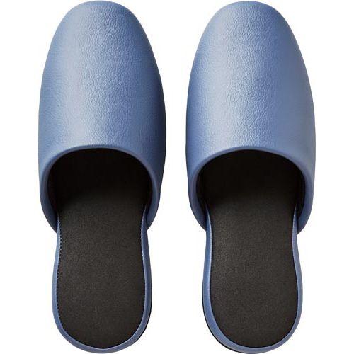 カウネット　「カウコレ」プレミアム 脱げにくいビニールスリッパ　ブルー