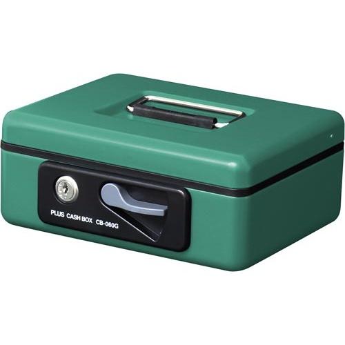 申込期間26年04月20日13時まで_プラス 小型手提金庫　ＣＢ−０６０Ｇ　グリーン_取寄商品