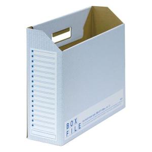 プラス ボックスファイルエコノミーＡ４横１０冊Ｐ青