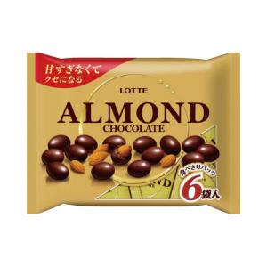 ロッテ アーモンドチョコレートシェアパック 6袋入り