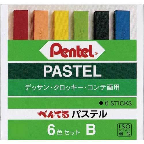 申込期間26年04月21日13時まで_ぺんてる ぺんてるパステル　６色　高彩度タイプＢ×１０_取寄商...