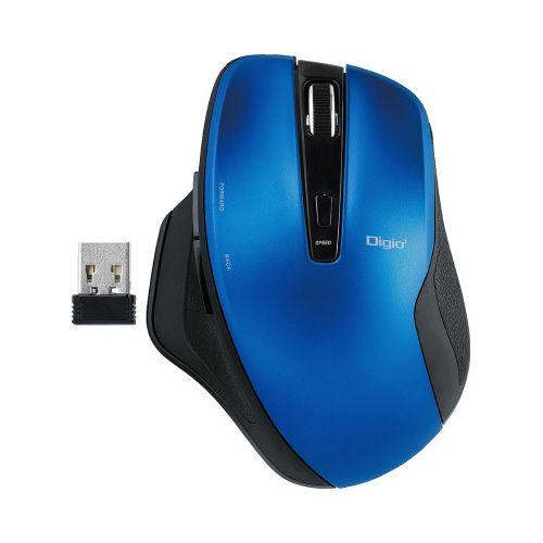 ナカバヤシ 無線静音マウス　ＭＵＳ−ＲＫＦ１５５ＢＬ