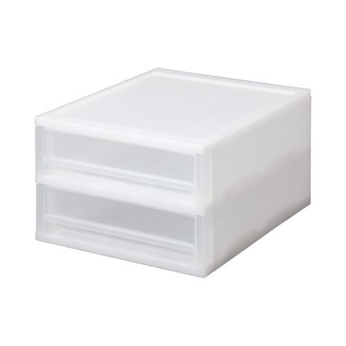 サンコープラスチック ブリオ　Ａ４浅型２段ケース×４