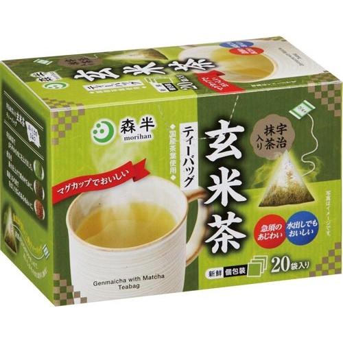 共栄製茶 森半　宇治抹茶入り玄米茶　２．３ｇ×２０Ｐ