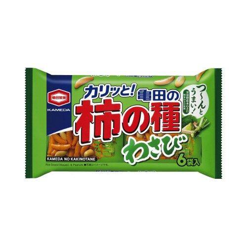 亀田製菓 亀田の柿の種わさび　６袋詰