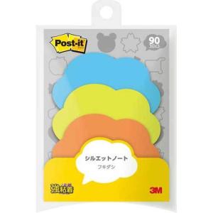 スリーエムジャパン ポストイット シルエットノート 強粘着 吹き出し
