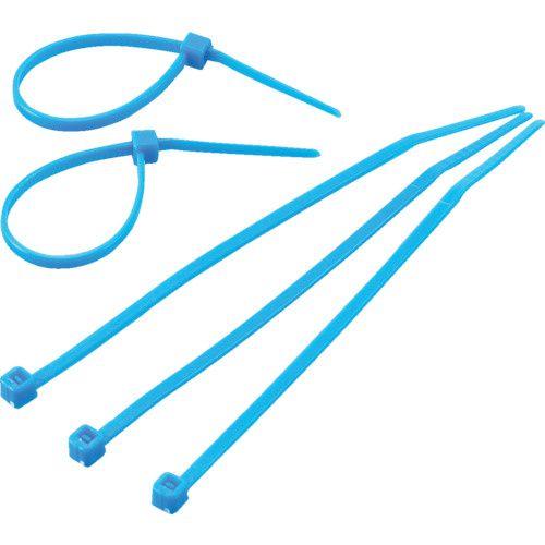 申込期間26年04月17日13時まで_トラスコ中山 カラーケーブルタイ　青_取寄商品