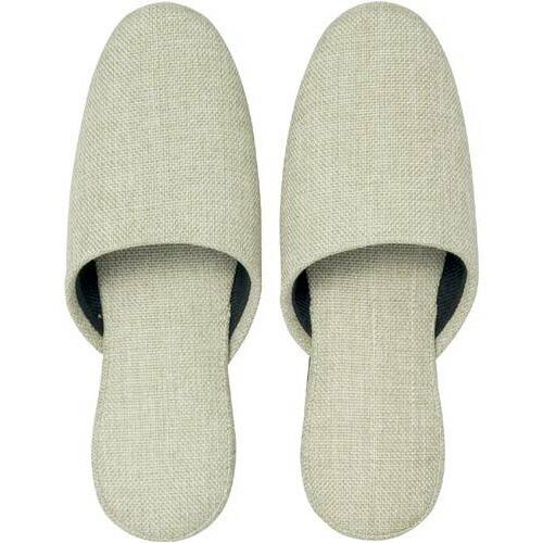 カウネット オリジナル布スリッパ　Ｌ　ライトグリーン５足入り