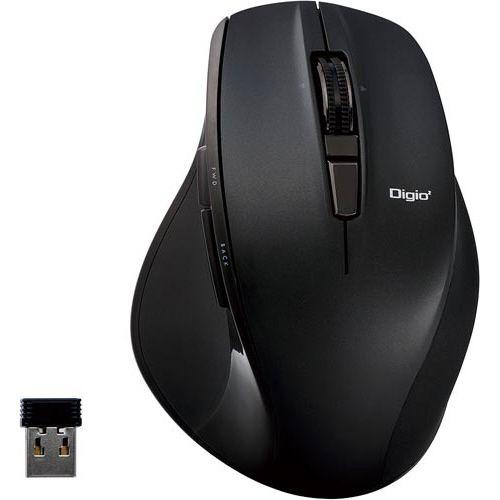 ナカバヤシ 高速スクロールマウス５ボタン　ブラック