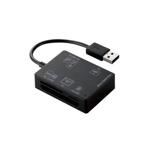 エレコム カードリーダ／ＳＤ＋ＭＳ＋ＣＦ＋ＸＤ／ブラック