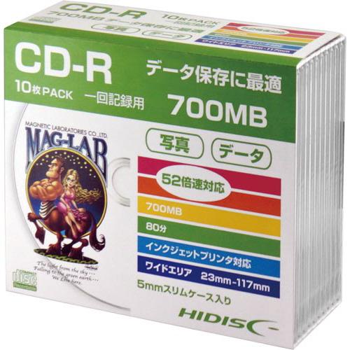 磁気研究所 ＣＤ−Ｒ　データ用　スリムケース１０枚
