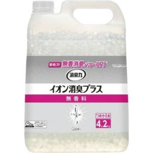 エステー 消臭力クリアビーズイオン消臭プラス　詰替４．２ｋｇ