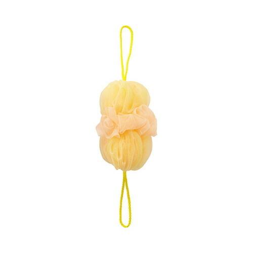 申込期間26年04月17日13時まで_マーナ 泡工場　背中も洗えるシャボンボール　イエロー_取寄商品