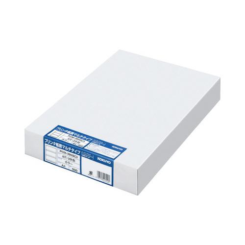 コクヨ マルチプリンタ用紙Ａ４カラー３面６穴　５００枚入