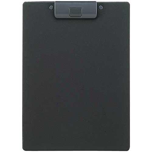 リヒトラブ クリップボード（捺印対応）Ａ４縦　黒