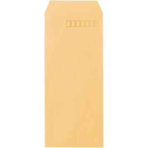 キングコーポレーション ソフトカラー封筒 長4 オレンジ 100枚入