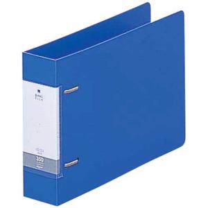 リヒトラブ D型 リングファイル B4E 2穴 青 26冊セット LIHIT LAB.（リヒトラブ） ファイル D型リングファイル B4 2穴 横