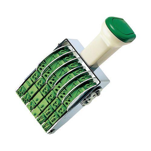 申込期間26年04月21日13時まで_コクヨ 回転印　欧文数字　１号６連　明朝体_取寄商品