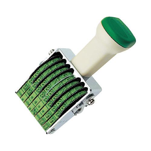 コクヨ 回転印　欧文数字４号８連　明朝体