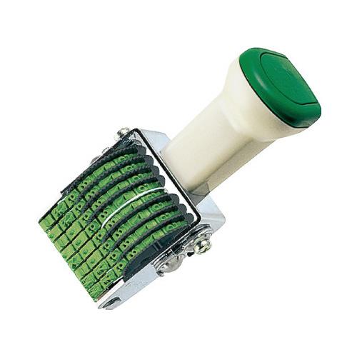 コクヨ 回転印　欧文数字５号８連　明朝体