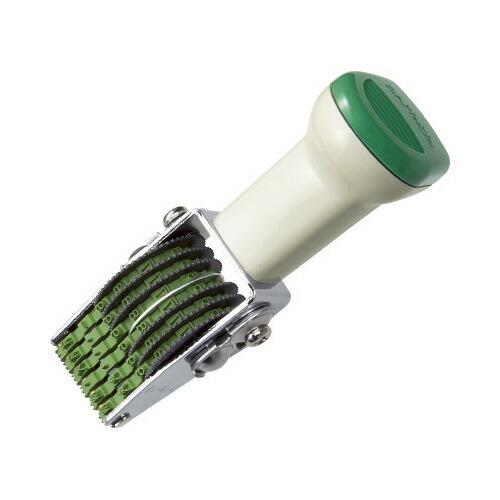 コクヨ 回転印　欧文数字　６号６連　ゴシック体